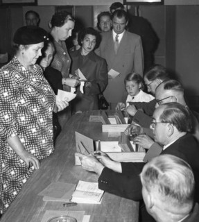 Germans Vote In 1953 Election