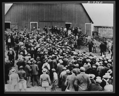 Inflation. Aftermath of inflation--a foreclosure tale in Iowa in the early 1930s when "the bottom fell out of everything." Military police were on hand to keep farmers from preventing the auction, Iow...