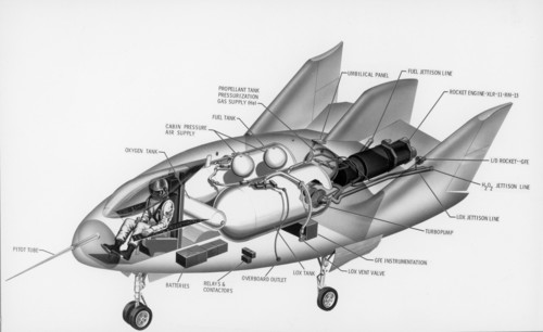 Lifting Body Cutaway Drawing