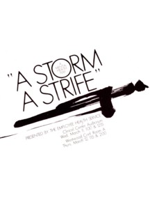 Mental Health Poster - A storm, a strife: a mental health film poster