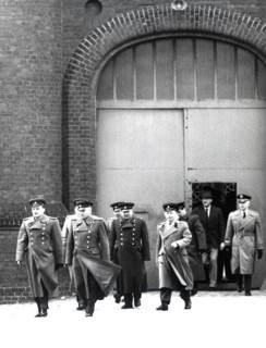 4/1/1962 -  The Senior Soviet Commander Lt. Col. Solowjew (Second From Left) Arrived at The
