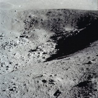A view looking into Shorty Crater