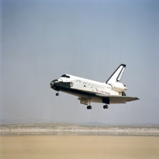 The space shuttle Columbia