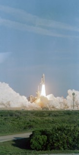 The space shuttle Columbia
