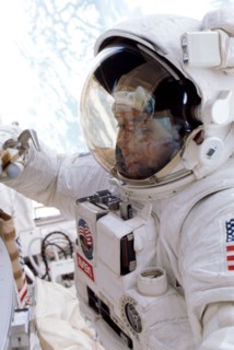 Astronaut David C. Leestma