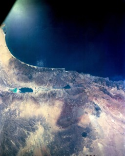 Parts of Israel, Lebanon, Palestine, Syria and Jordan and part of the Mediterranean Sea