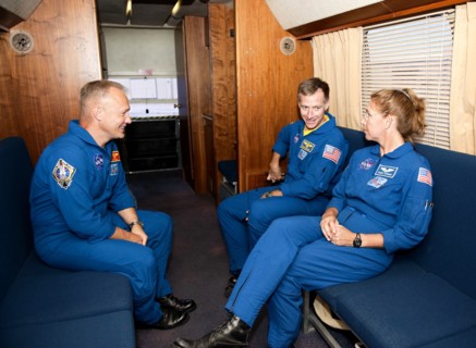 Astronauts from Space Shuttle Atlantis’ STS-135 mission