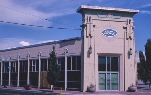 Ford Dealership horizontal view overall 1300 Main Street Klamath Falls Oregon ca. 2003