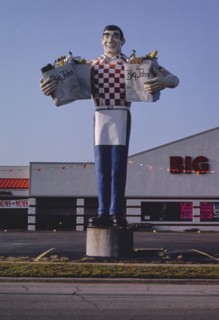 1990s United States -  Big John statue