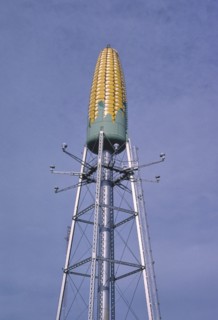 1980s United States -  Corn water tower angle 3