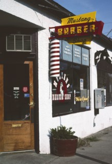 Early 2000's United States -  Mustang Barber Shop Billings Montana ca. 2004
