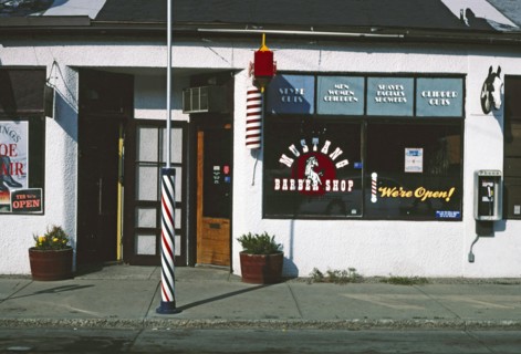 Early 2000's United States -  Mustang Barber Shop Billings Montana ca. 2004