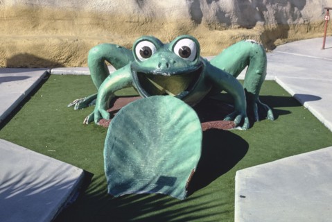1980s America -  Magic Carpet mini golf, Key West, Florida 1985