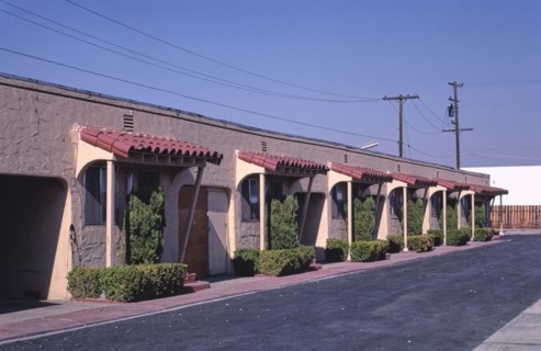 1980s United States -  Gateway Motel, Merced, California 1987