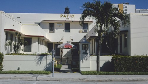 1990s United States -  Patio Apartments, Hollywood Beach, Florida 1990