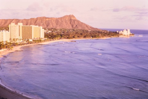 Diamond Head in Honolulu Hawaii ca. 1973