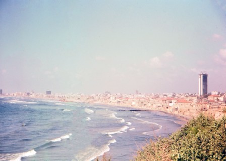 View looking toward Jaffa from Haifa