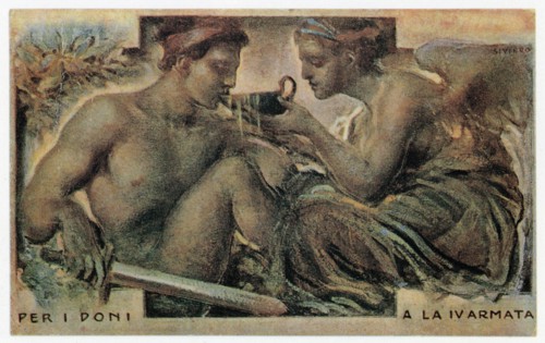 Postcard for gifts to the 4th Army