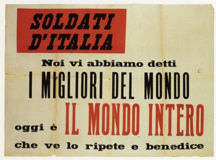Italian soldiers, best in the world