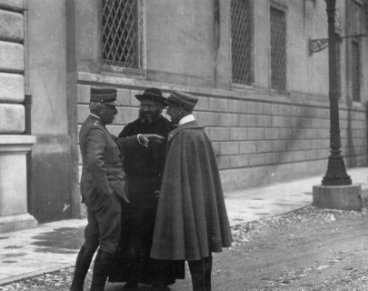 General Cadorna, Father Semeria and Gabriele D'Annunzio in Udine