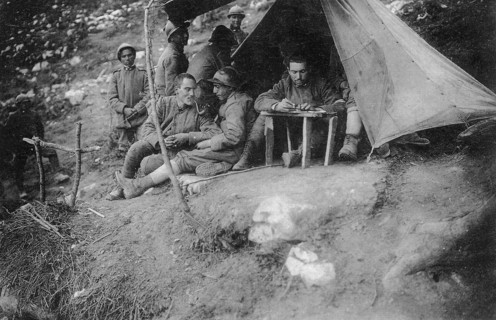 Trench life, the siesta