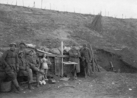 The Angel of the trench in Zenzon