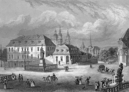Bonifatiusplatz And Bonifatius Monument In Fulda