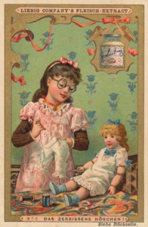 Image Series Girl Playing With A Doll: The Torn Panties