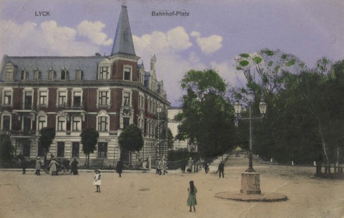 Station Square In Lyck