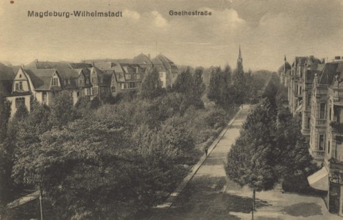 Goethestrasse In Magdeburg Wilhelmstadt
