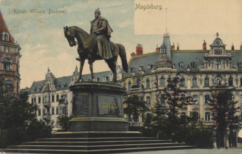 Kaiser Wilhelm Monument In Magdeburg