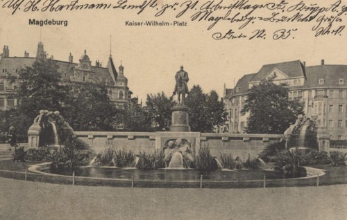 Kaiser Wilhelm Monument In Magdeburg