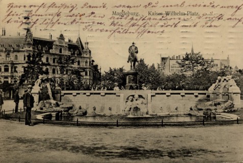 Kaiser Wilhelm Monument In Magdeburg