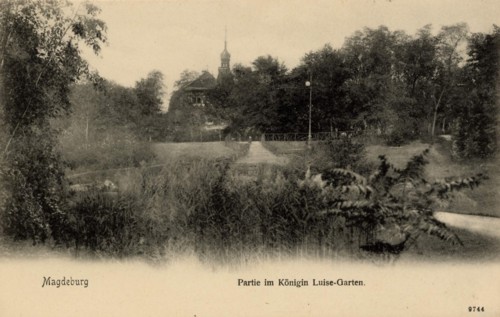 Queen Luise Garden In Magdeburg