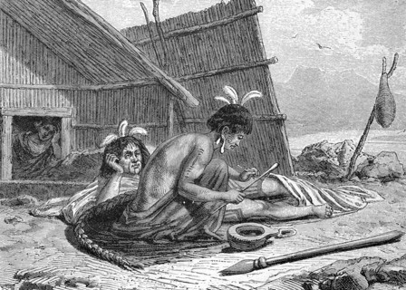 Tattoo Of A Chief In New Zealand