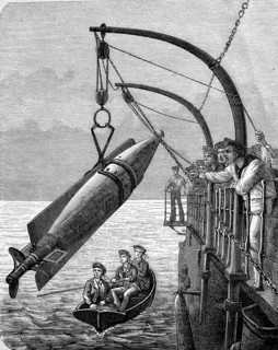 Laying Out The Fish Torpedo By Giovanni Luppis And Robert Whitehead