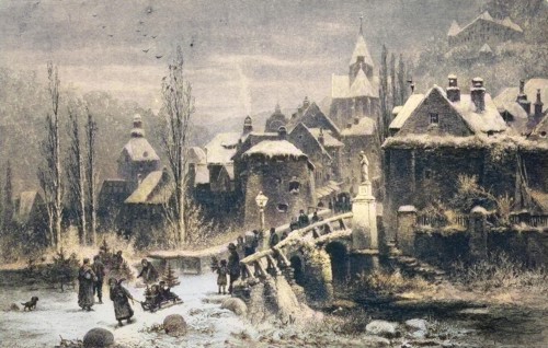 Christmas Morning In A Village In France / Christmas Morning In A Village In France