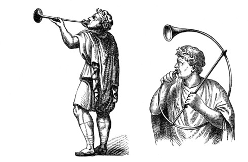 Roman Tuba Player (Left)