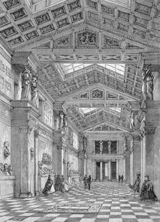 The Interior Of The Walhalla Near Donaustauf