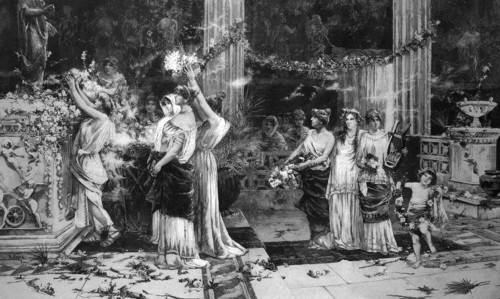 Spring Festival At The Temple Of Flora