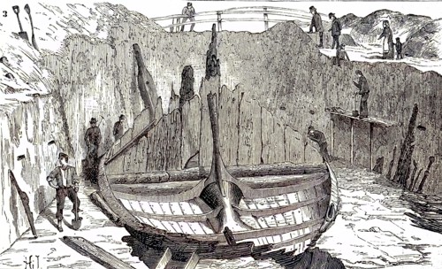 The Gokstad Ship Is A 9Th-Century Viking Ship Found In A Burial Mound At Gokstad In Sandar