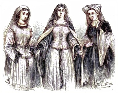 German Women'S Costumes From The First Period