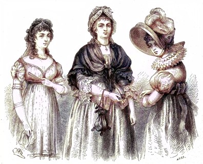 German Women'S Costumes At The Time Of The Revolution