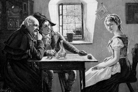 Teenage Suitor Tries Unsuccessfully To Court The Daughter Of The House