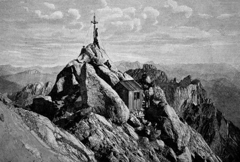 The Elmauer Haltspitze In The Kaiser Mountains