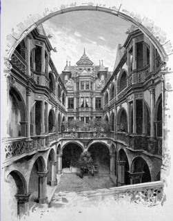 Courtyard Of The Historical Pellerhaus In Nuremberg