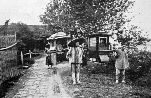 Sedan Bearers In China