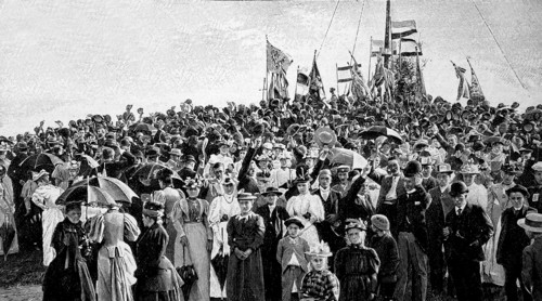 The Laying Of The Foundation Stone Of The Bismarck Tower On The Knivsberg