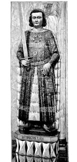 Statue Of Henry The Lion In Brunswick Cathedral