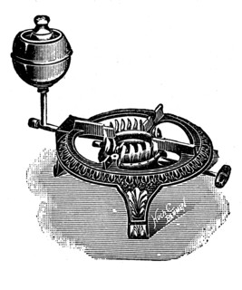 Herdkocher Aus Dem Jahres 1895 / Two-Burner Stove Stove From 1895